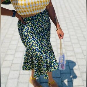 J. Crew Trumpet Him midi skirt size 10